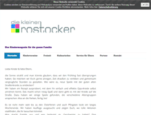 Tablet Screenshot of die-kleinen-rostocker.de